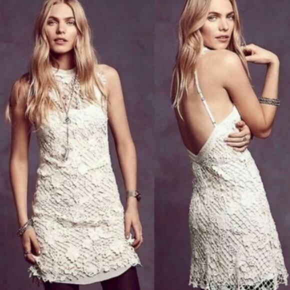Free People Snowdrop Lace Dress - Picture 1 of 6